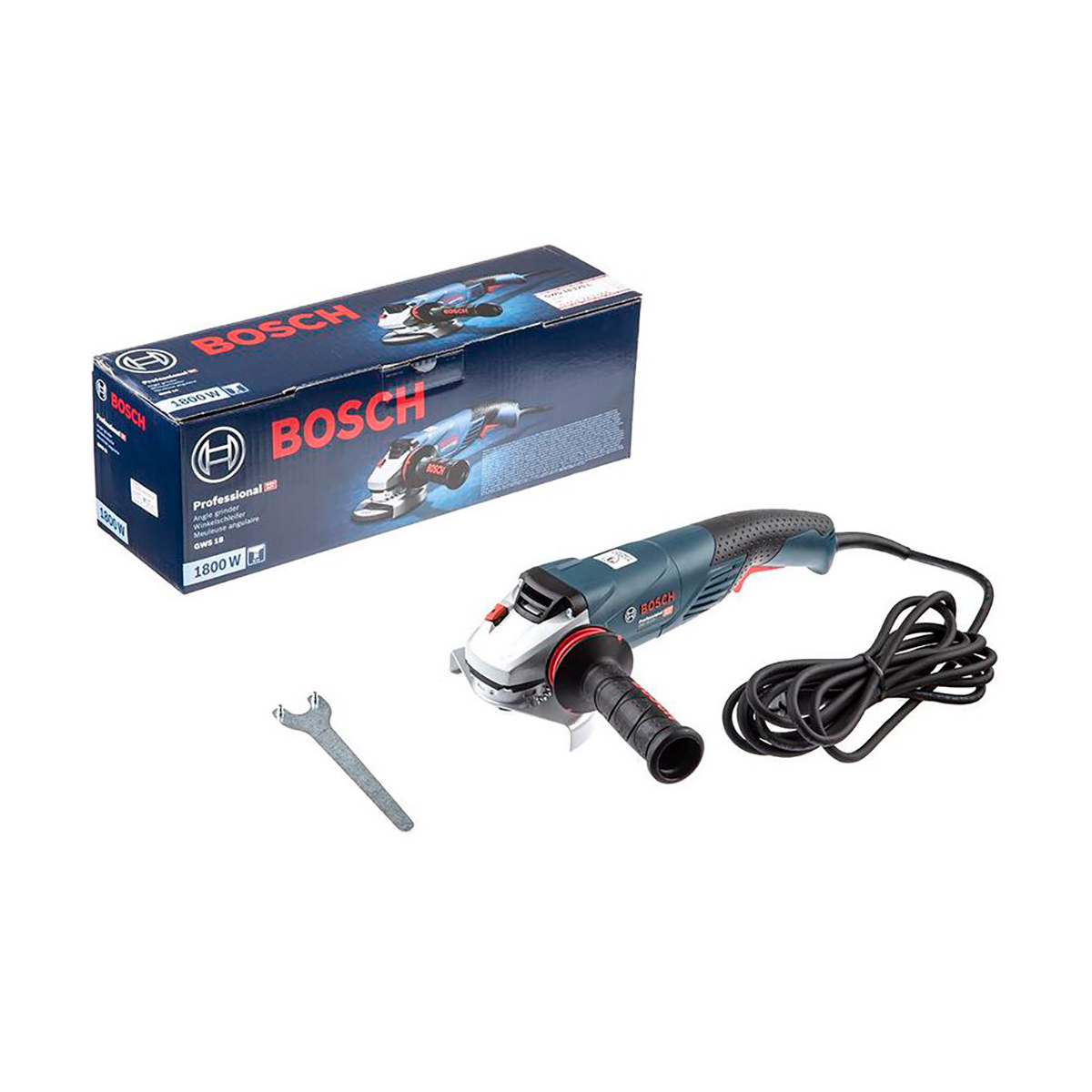 Угловая шлифмашина Bosch GWS 18-125 L, 1800 Вт, D 125 мм
