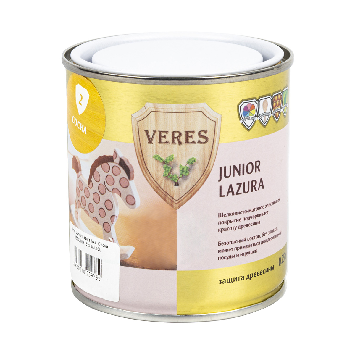 Верес джуниор № 2 сосна 0,25 л (1/6) "veres"