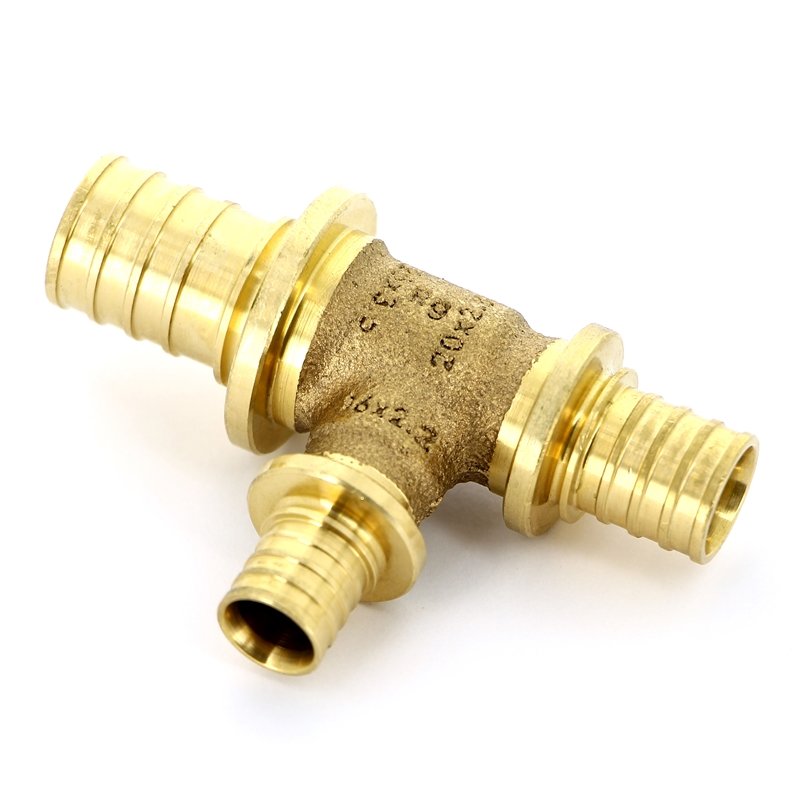 Тройник 25 х 16 х 20 REHAU RAUTITAN PLATINUM RX бронза