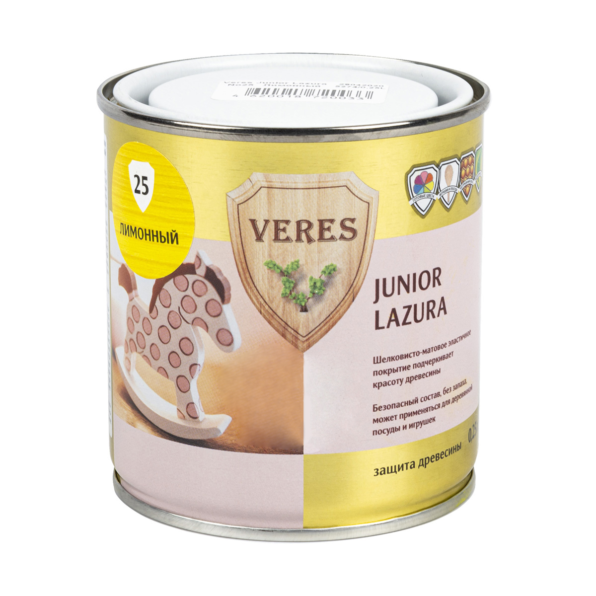 Верес джуниор №25 лимонный 0,25 л (1/6) "veres"