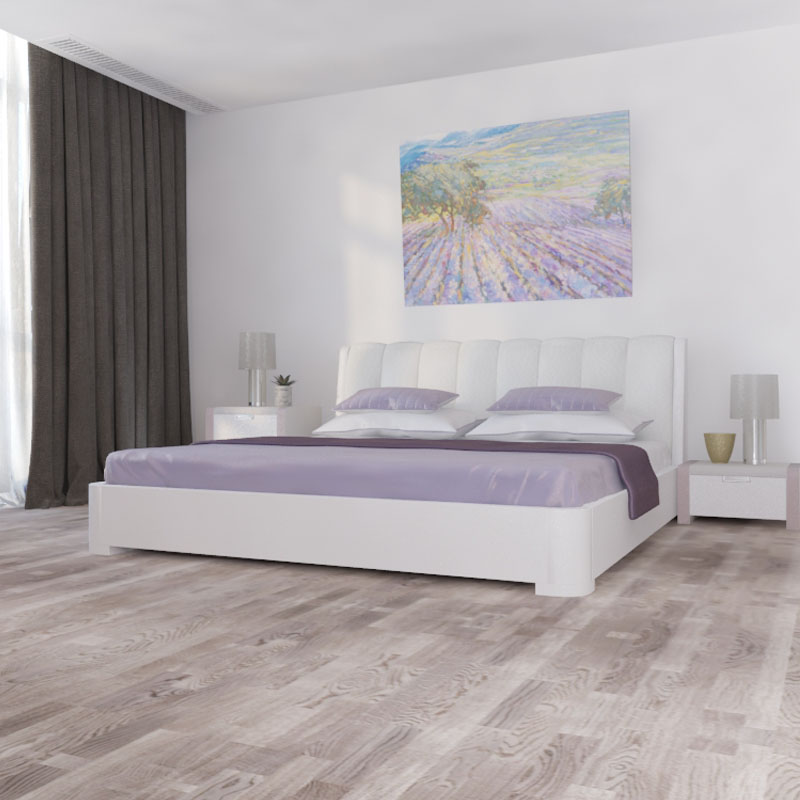 Паркетная доска Polarwood Дуб Нептун белое масло трехполосный Oak Neptune White Oiled Loc 3S