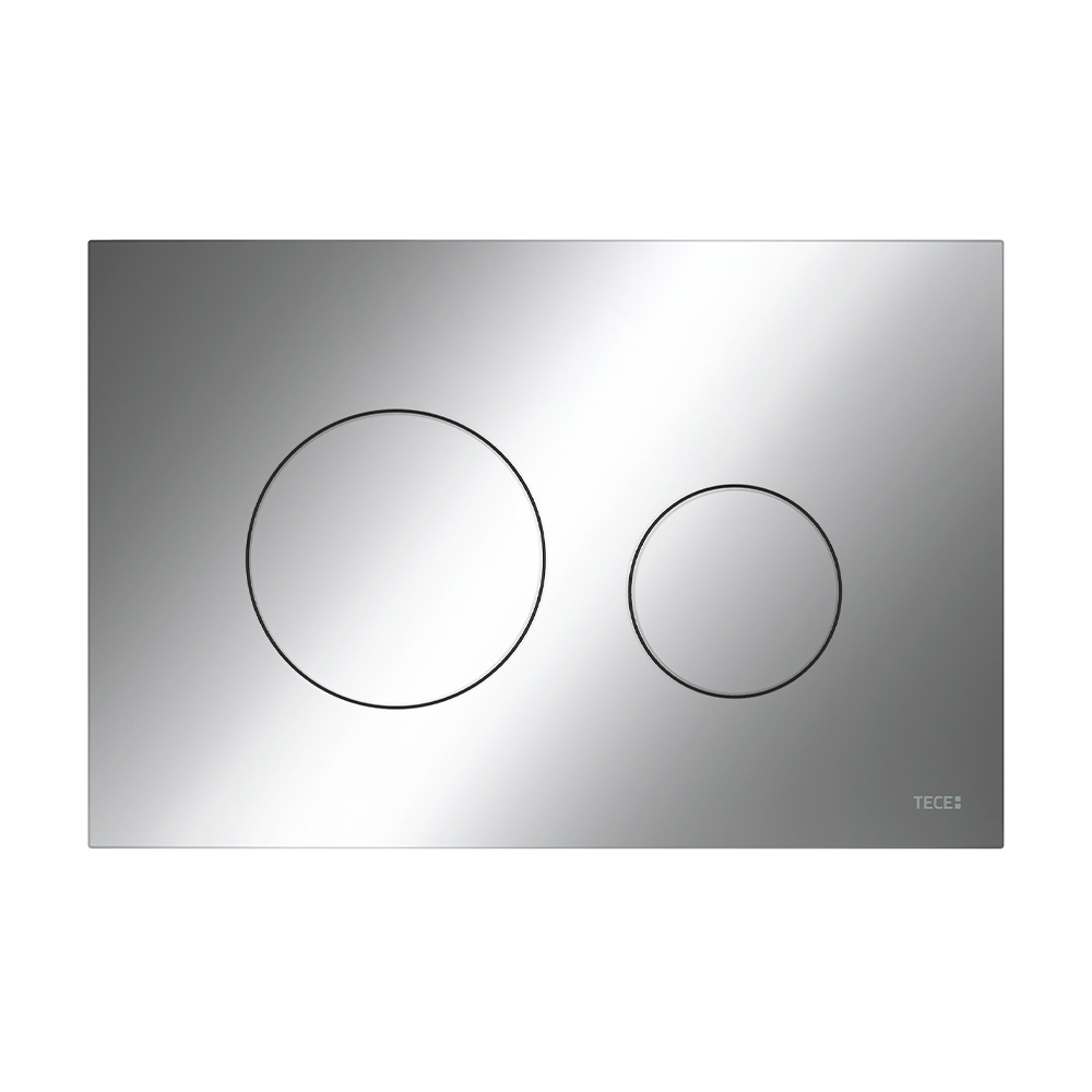 Пластиковая панель смыва TECEloop 2.0 хром глянцевый, для инсталляции унитаза, 150 x 220 x 5 мм