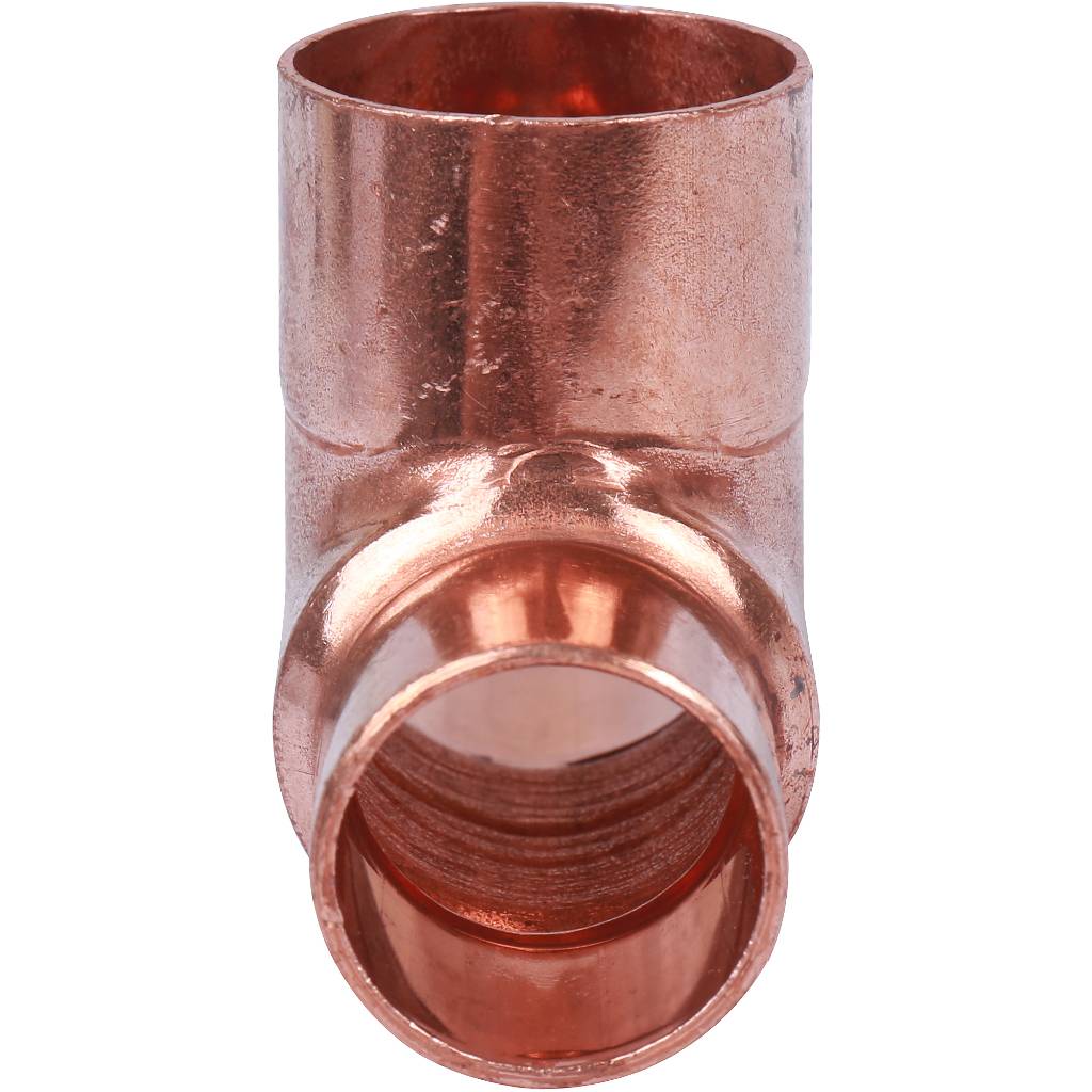 Тройник переходной 28х28х22 мм медный под пайку SANHA 15130282822