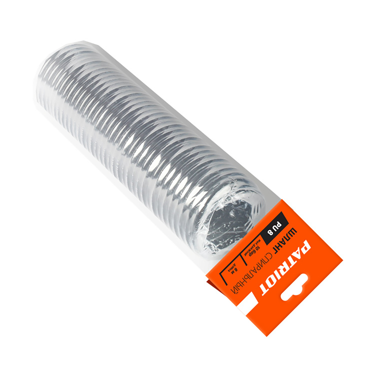 Шланг спиральный для пневмоинструмента pu 8 (1/40) "patriot" 830901040