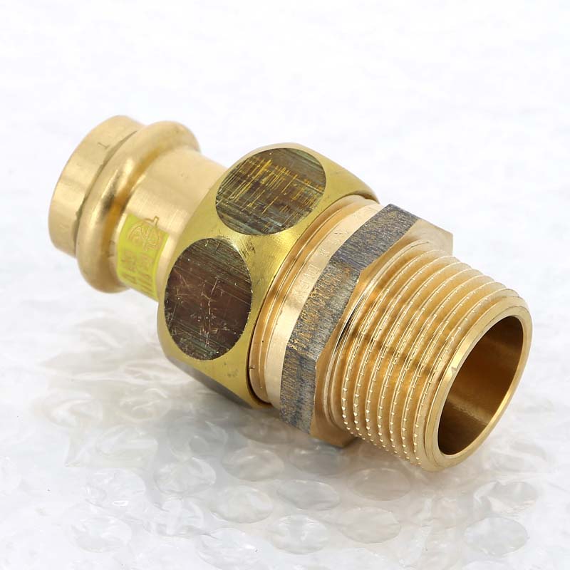 Американка пресс-Н медь плоская прокладка Profipress G VIEGA 22х1"