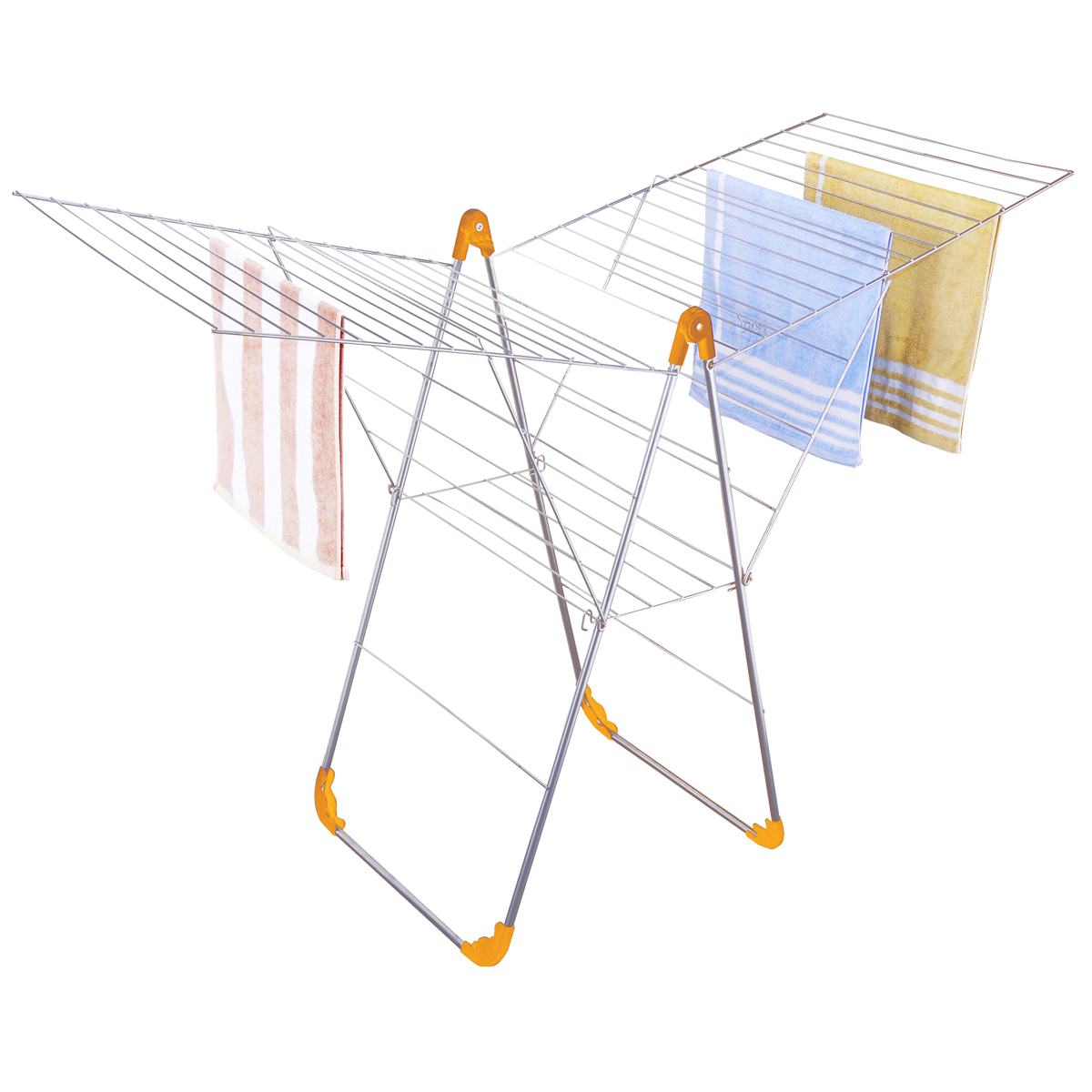 Сушилка для белья напольная (суш. полотно 25 м) 152*56*100 см (1/4) "рыжий кот" cd-25м