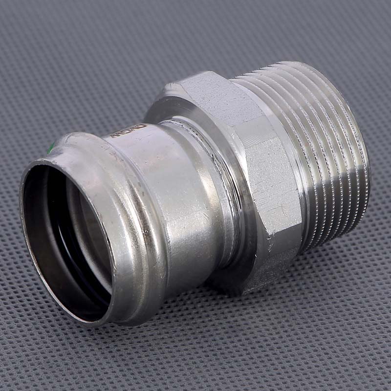 Муфта пресс-Н 35х1"1/4 нержавеющая сталь Sanpress Inox VIEGA