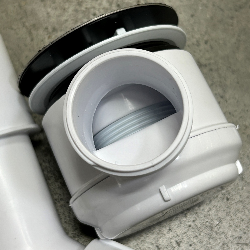 Сифон McALPINE бутылочный для поддона слив 50-75 мм, высота 65 мм, выход 40/50 мм, хром