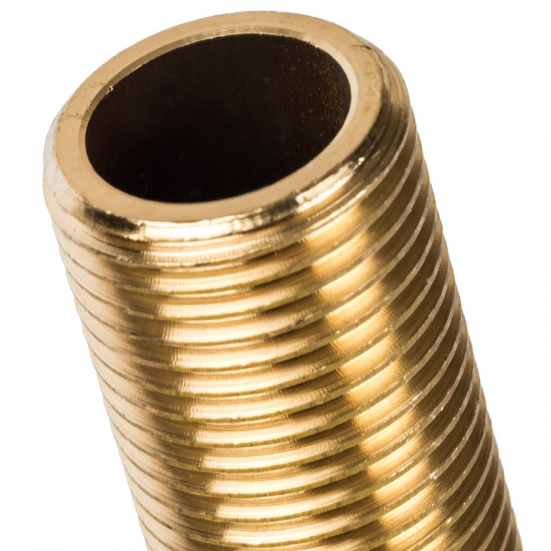 Сгон НР 1/2" 200 мм латунь STOUT