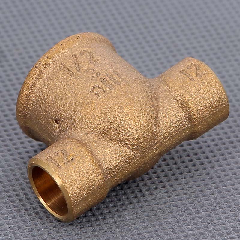 Тройник переходной под пайку ВР 12 х 1/2" VIEGA медный