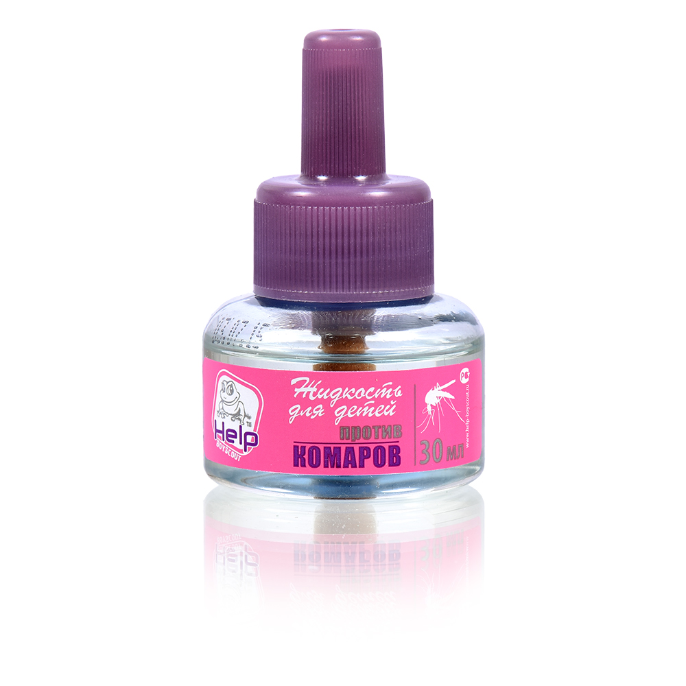 Средство от комаров жидк. запасной флакон детский 30 ночей (1/24) "help" 80524